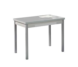 ASTIMESA Mesa de Cocina Extensible con Alas Gris 70x110cm