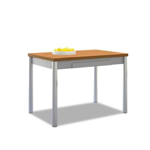 ASTIMESA - Mesa de Cocina Extensible - Estructura Aluminio Tapa Laminado