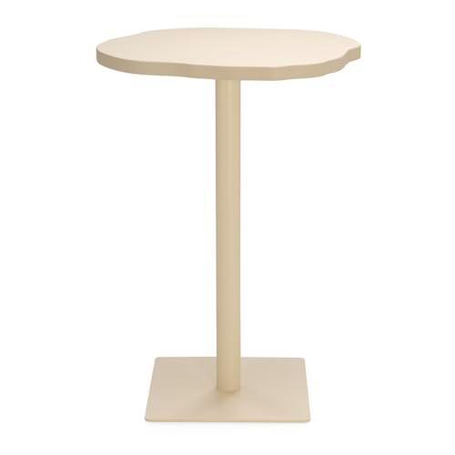 MESA DE COMEDOR 70X70X110 STONESKIN/METAL TOPO