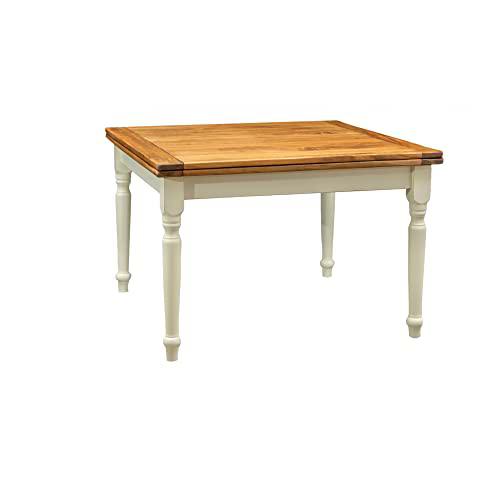 Biscottini Mesas cuadradas Extensibles Comedor 120x120 cm Made in Italy | Mesa Extensible Cocina | Mesa Madera Maciza