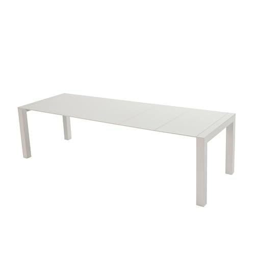 MESA COMEDOR EXTENSIBLE 174/264X90X76 MADERA BLANCO