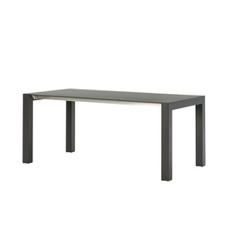 MESA COMEDOR EXTENSIBLE 174/219X90X76 MADERA GRIS MATE