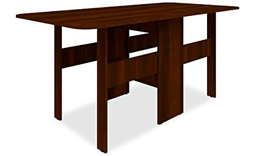 Menzzo Curbania Mesa, wengé, Dimensions Produit : L89 x P89 x H80 cm