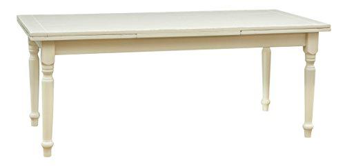 Biscottini Mesa Comedor Extensible 200x80x90 cm Made in Italy
