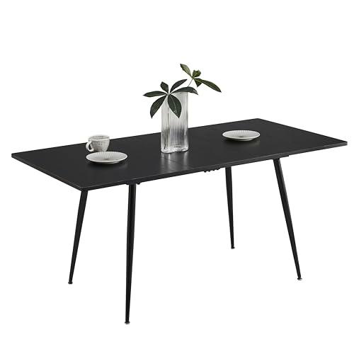 FurnitureR - Mesa de Comedor Extensible, L-120-160 cm