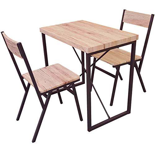 Urban Living Mesa de Comedor, Madera/Negro, Normal
