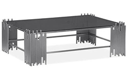 Menzzo Falbala Mesa, Plata, L101,6 x P76 x H33 cm