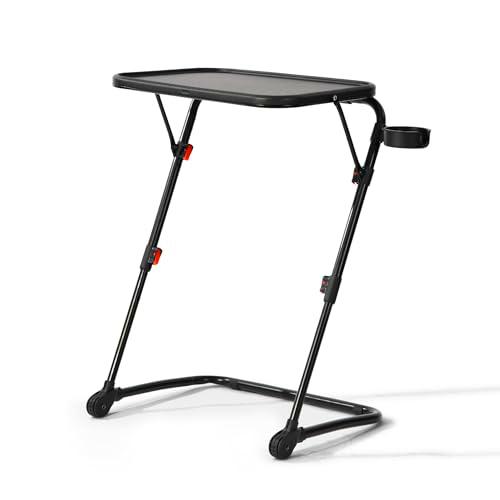 39F FURNITURE DREAM Elegante Mesa de Comedor Plegable con diseño Ajustable de Altura y Ahorro de Espacio Comidas Familiares