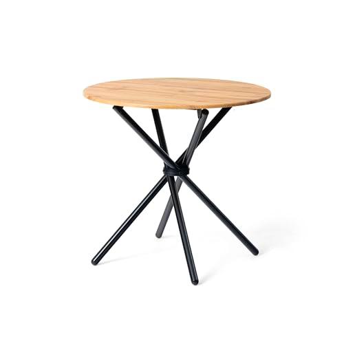 FurnitureR Mesa de Comedor Redonda, 80 cm de diámetro