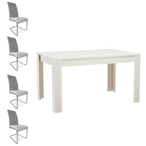 amuéblate online - Pack Mesa de Comedor o Salón, Modelo Mónaco
