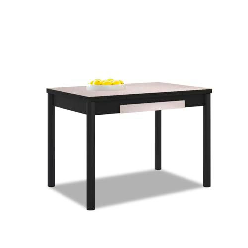 M.108 100X60 2 ALAS C/CAJON P/REDONDA NEGRA LAMINADO ROBLE CLARO