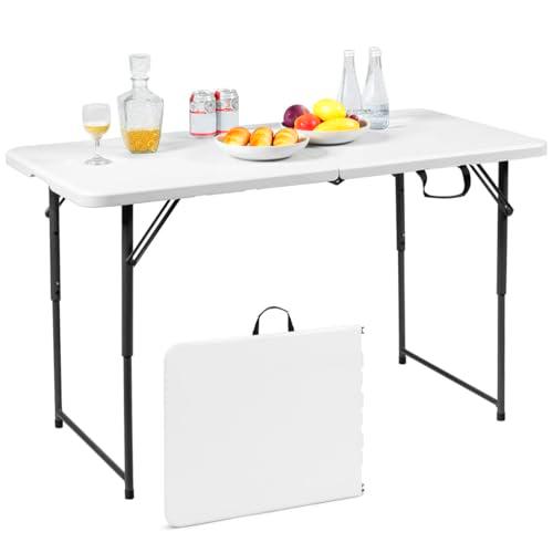 FANTASK Mesa de Camping Regulable en Altura, Mesa Plegable portátil