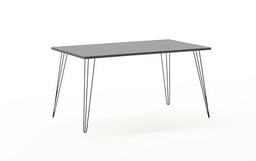 Schildmeyer Fynn - Mesa de Comedor (Madera, 140 cm), Color Gris