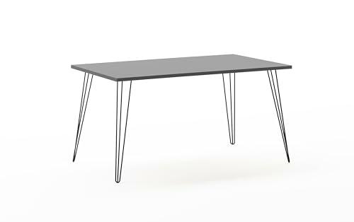 Schildmeyer Fynn - Mesa de Comedor (Madera, 140 cm), Color Gris