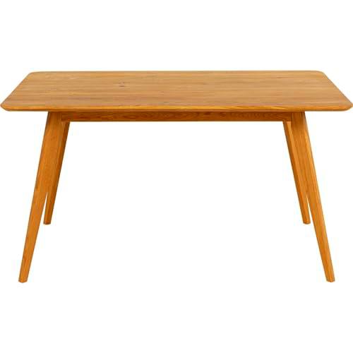 Kare Tisch Memo Mesa de, Roble, marrón, 75x140x90