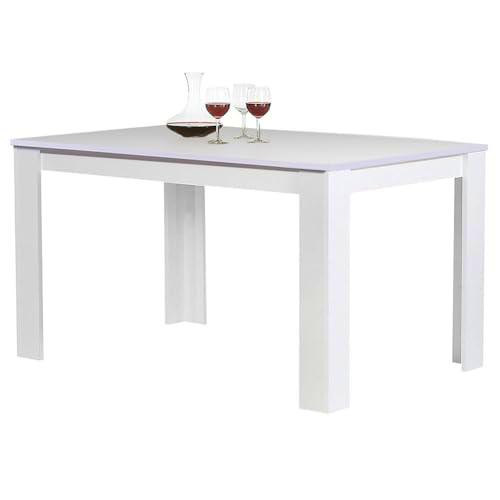 BAKAJI Mesa de Comedor o Cocina con Forma Rectangular