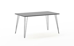 Schildmeyer Fynn - Mesa de Comedor (Madera, 120 cm), Color Gris