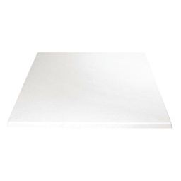 Bolero gg637 cuadrado tablero de la mesa, color blanco