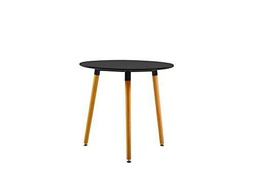 Homemania Mesa Diamond para el Comedor, Metal, Madera