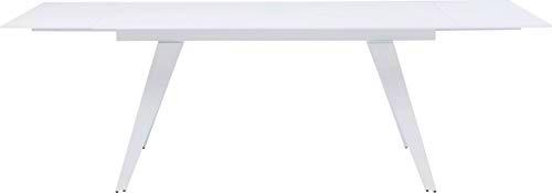 KARE    Mesa Extensible Amsterdam, Auszie De Comedor Atornillable con Placa De Cerámica De Cristal
