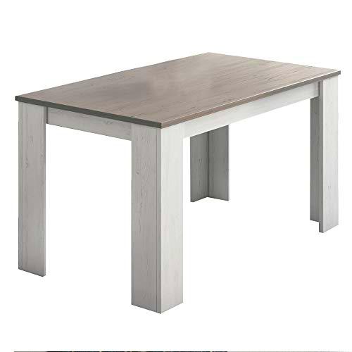 Studio Decor Berta Mesa Comedor, melamina, Gris, Mediano