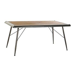 BigBuy S3011268 Mesa de Comedor Dkd Home Décor, Metal Abeto